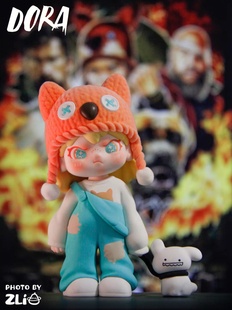 DORA二代盲盒生人勿近系列潮玩手办公仔摆件儿童礼物车载饰品