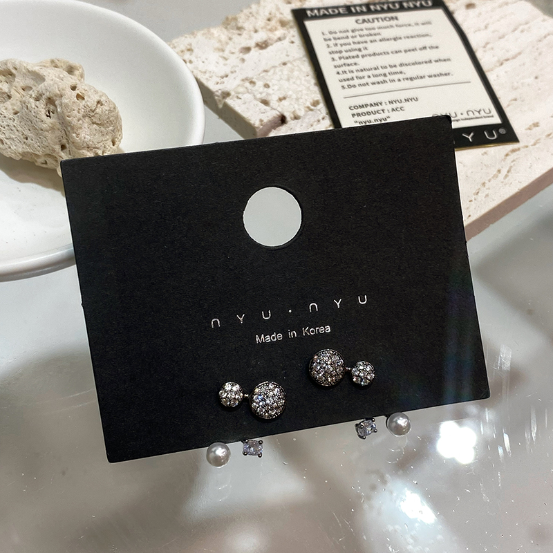 nyunyu多种戴法珍珠小钻少女感