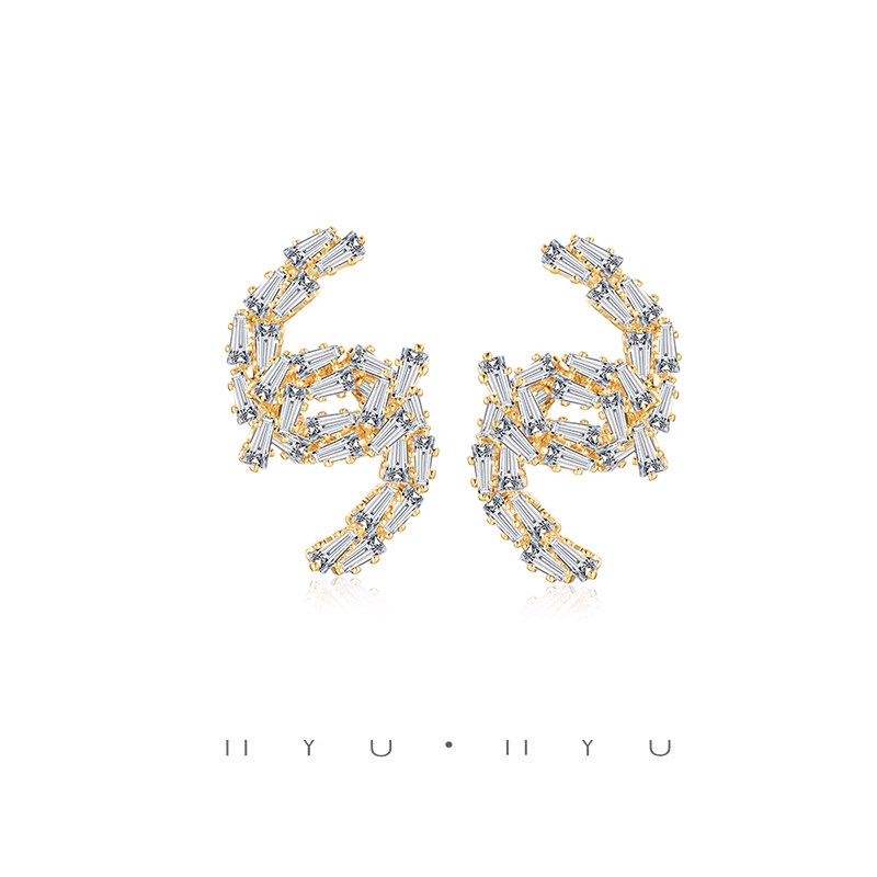 NYU锆石水晶字母简约通勤