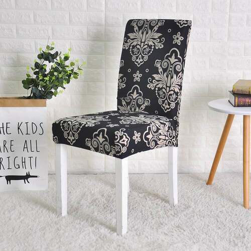 Spandex Chair Cover Stretch Elastic Dining Seat Cover for