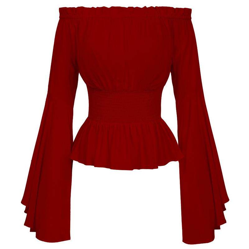 New long-sleeved womens Renaissance medieval top