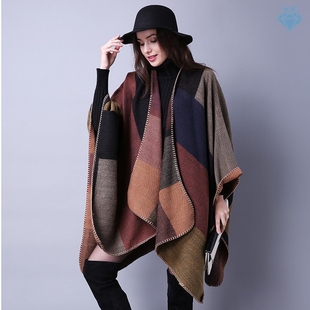 Women winter scarf warm shawl knit cloak шарф шаль