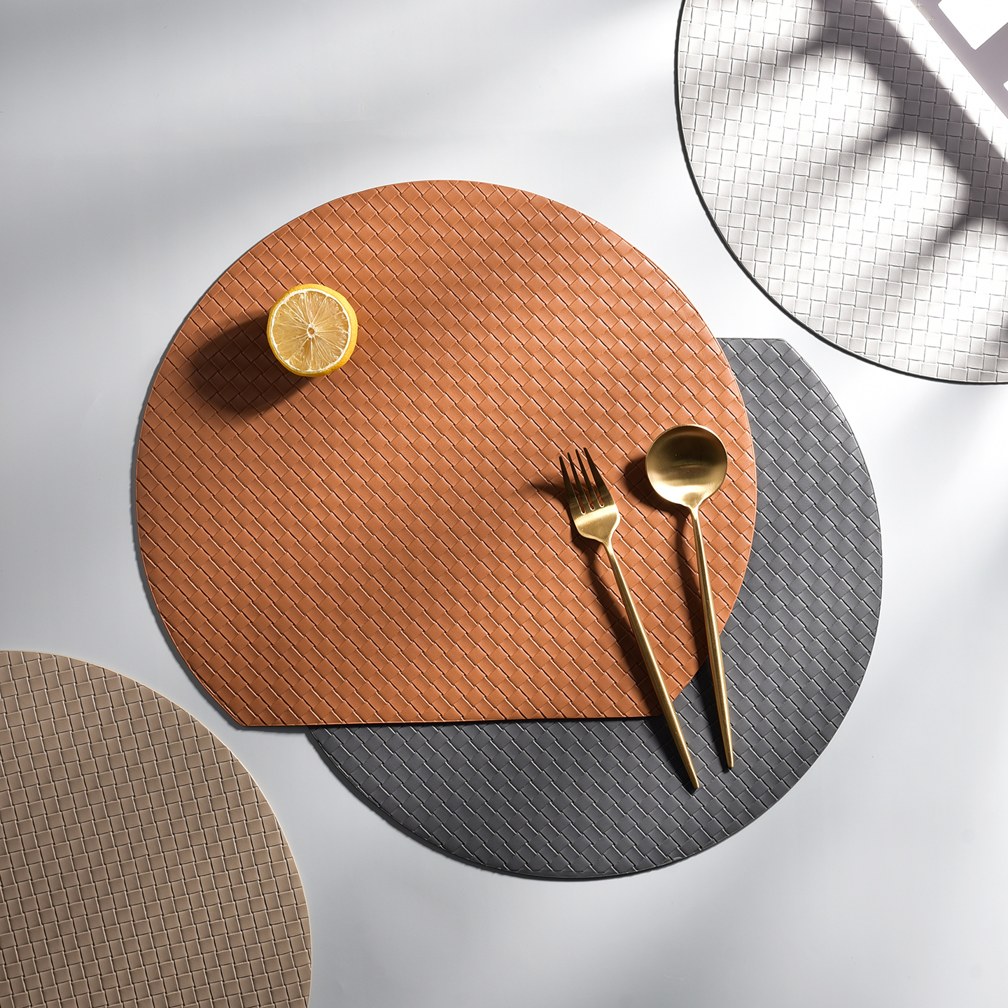 皮革西餐餐垫防水防油碗盘垫