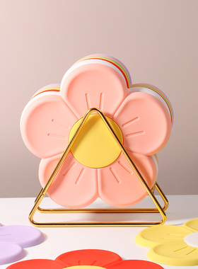 硅胶隔热垫防烫餐桌垫高级感碗垫杯垫家用餐具垫樱花盘子垫砂锅垫