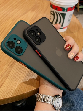 防摔适用于苹果11手机壳镜头全包摄像头iphone11pro套男por磨砂防滑ip11promax硅胶11p软壳mini透明女新款