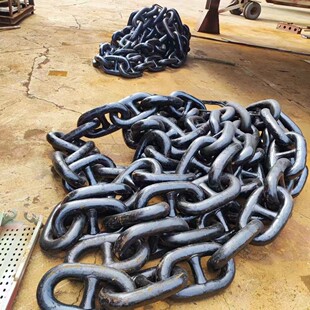 海口市趸船间挂防撞轮胎D40锚链 三亚面粉厂D73锚链游船码头工程