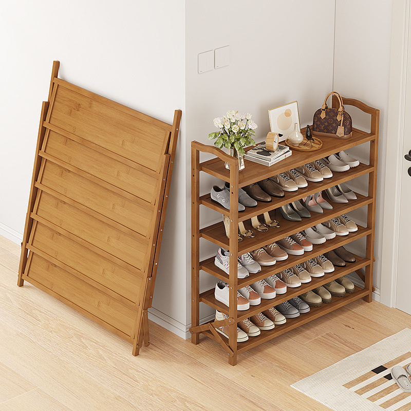 鞋架门口一件起批家用免安装简易鞋架子折叠一拉就用新款爆款鞋柜