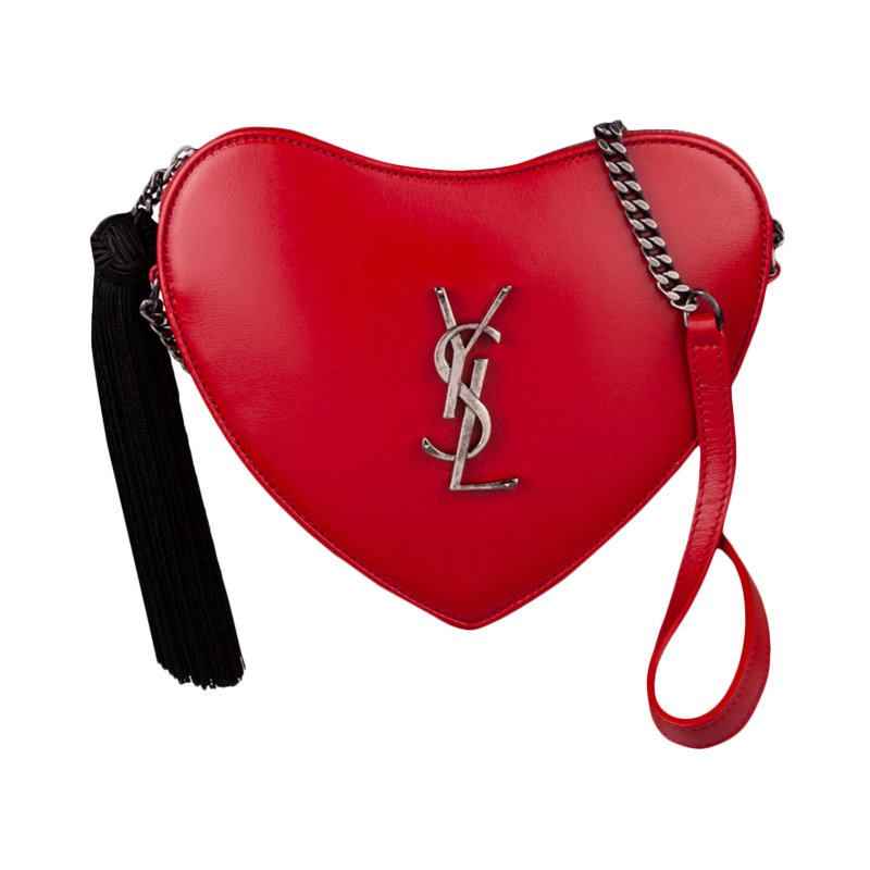 YSL 圣罗兰 女士红色小牛皮单肩包斜挎包 540694-0XB6D-6572