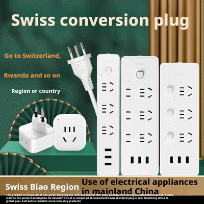 Bull Swiss-Standard Swiss Travel Adapter for Study Abroad