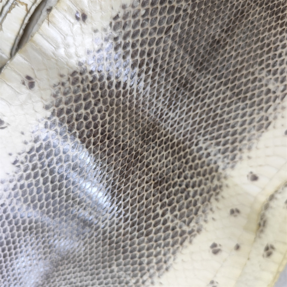 真蛇皮原纹原色蛇皮皮料 DIY钱包表带手机壳皮带项圈贴皮鞋子包包