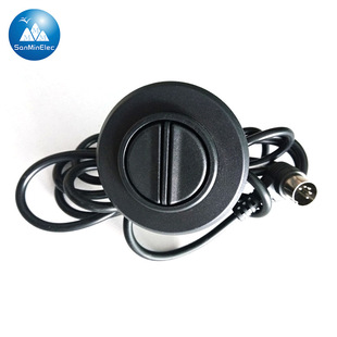 电动家具沙发铁架圆形手控器有线控制器升降电动推杆配件厂家直销