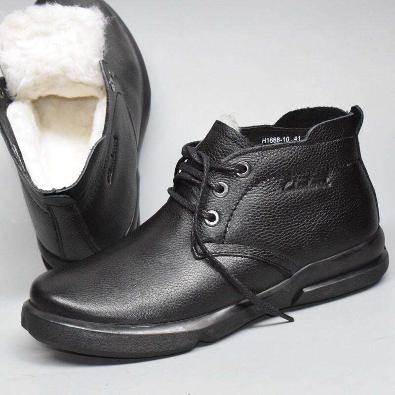 抗寒零下40度东北大棉鞋男冬季加绒加厚真皮毛一体雪地靴休闲短靴