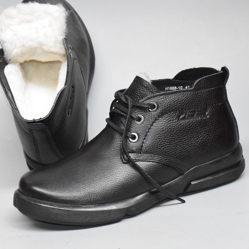 冬季防寒休闲加绒加厚羊毛男棉鞋