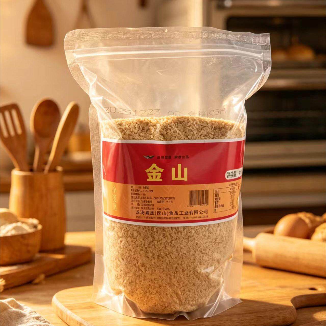 金山小麦胚芽1kg包邮新鲜优质麦胚黑芝麻糊杂粮饼干糕点馒头烘培