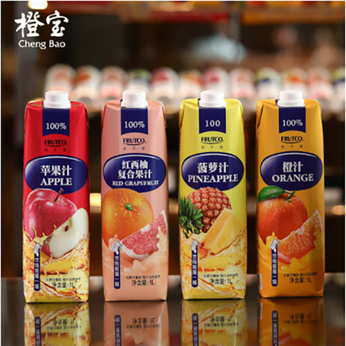 橙宝橙汁西柚苹果菠萝果汁1L