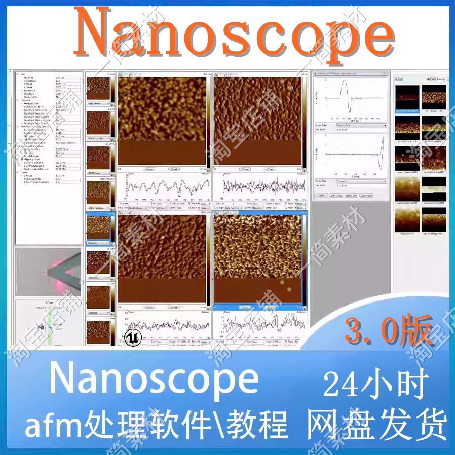 Nanoscope Analysis粒子分析有图案的样本分析电化学SPM分析