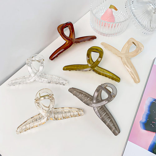 韩系超大号发夹13m交叉抓夹