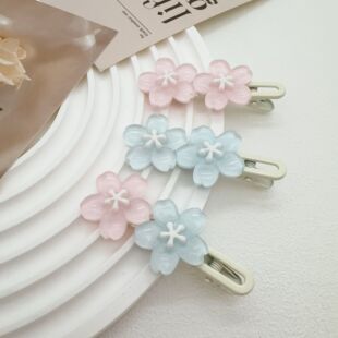 果冻发夹高级感甜刘海侧边夹高颜值发卡饰品发饰