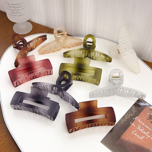 韩国P材质13m超大号交叉抓夹磨砂