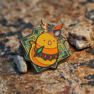 最终幻想14ff14同人周边水蛇大人金属徽章图拉尔的大蛇