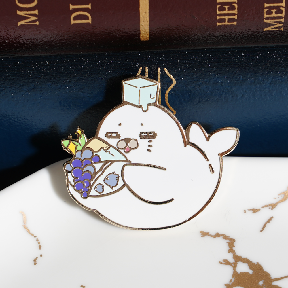 椒盐海豹金属徽章FF14最终幻想14