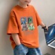2025T恤夏季 新款 儿童男孩宽松夏装 纯棉男童短袖 男孩t恤半袖 上衣