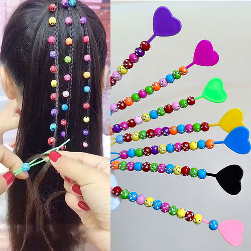 儿童专用不伤发珠珠爱心编发器