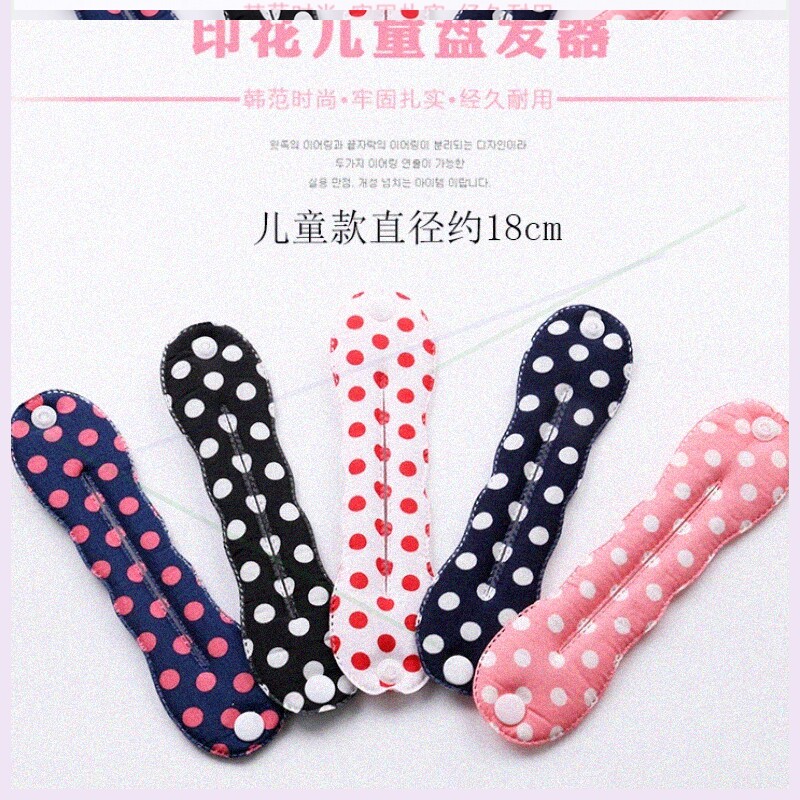 盘发器丸子头花苞头儿童甜甜圈头饰卷发棒工具女童发