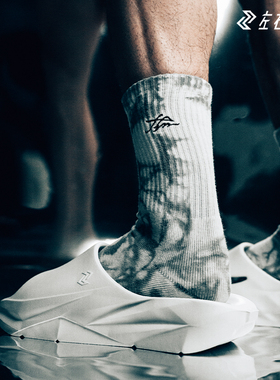 左右力量运动拖鞋男夏季篮球情侣拖鞋女增高防滑厚底潮牌顽石拖鞋