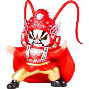 川剧变脸娃娃京剧脸谱变脸玩具玩偶摆件中国风特色小礼品送老外