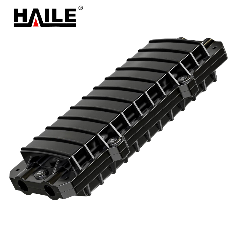 HAILE 2进2出 12芯卧式光缆接线盒  小D型 HT-JX-2D 1个
