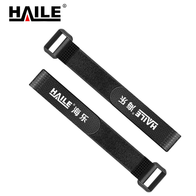 HAILE 魔术贴扎带黑色10条装 ZD-250KH2 1袋