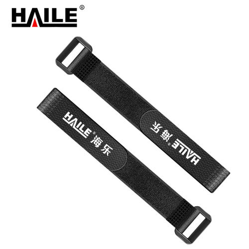 HAILE 魔术贴扎带黑色10条装 ZD-250KH2 1袋