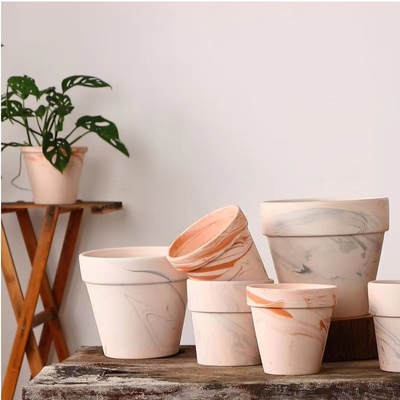 红陶花盆简约透气素烧陶盆多肉盆