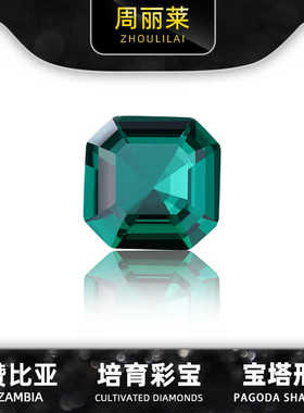 实验室提拉法人工合成彩宝戒面