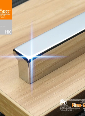 v域堡VIBORG现代厨柜拉手柜门抽手衣柜抽屉双孔长拉手家具把手728