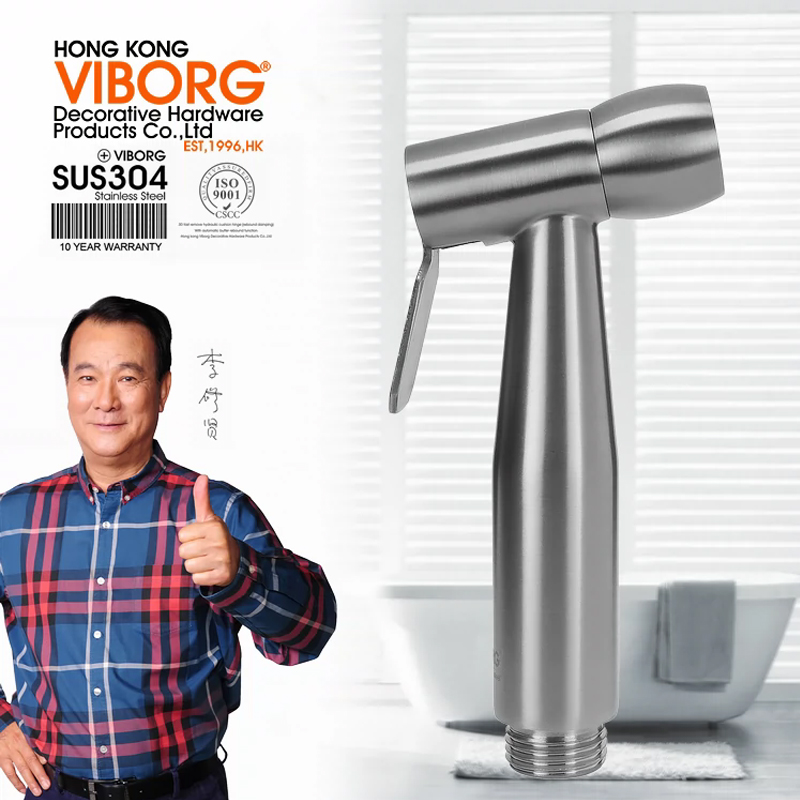 域堡 304不锈钢多功能妇洗器喷头洁身器马桶喷头屁股高压喷枪