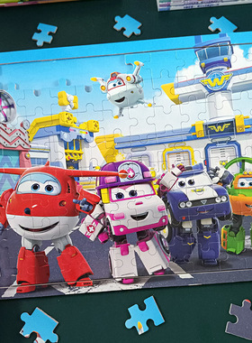 超级飞侠拼图木质3到6岁儿童木制平图2乐迪4小爱多多男孩益智玩具