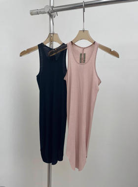 JCSTONE 暗黑RO风格基础薄款弹力罗纹修身显瘦无袖打底衫小背心女