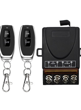 220V宽电压单路遥控开关433MHZ远距离水泵大功率无线遥控开关