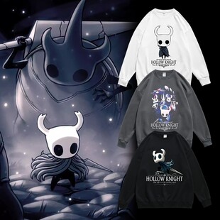 空洞骑士Hollow Knight游戏潮牌周边圆领宽松套头卫衣春秋男女bf