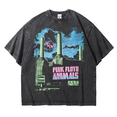 阿美咔叽重磅圆领纯棉T恤