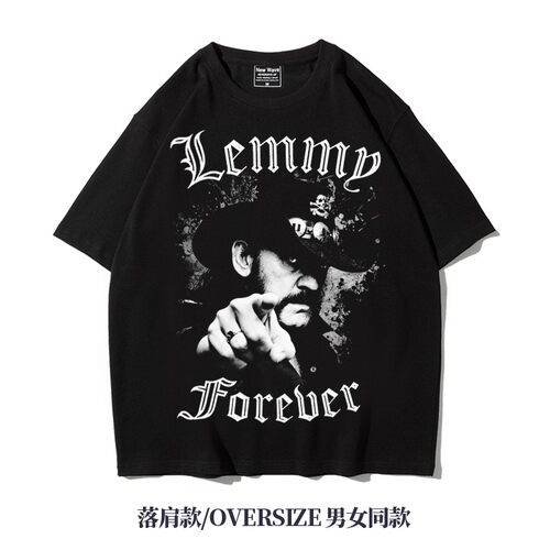 五分袖摩托头Motorhead宽松T恤