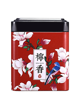 小号方形金属茶叶罐便携随身