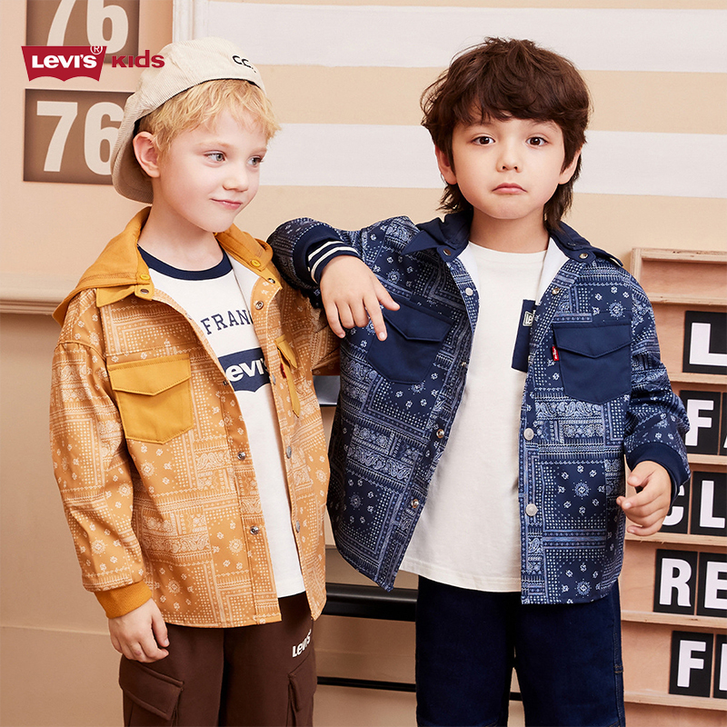 李维斯男童夹克外套2024春秋新款