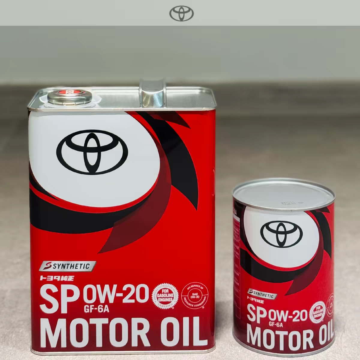 日本丰田原厂机油纯牌0W20机油雷克萨斯5W30原装正品铁罐进口