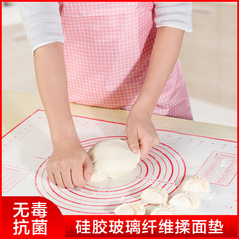 铂金硅胶揉面垫防滑不粘耐高温烘培和面擀面垫子食品级硅胶揉面垫