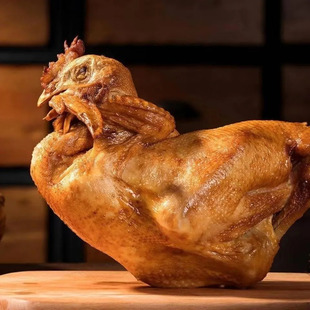 DZ德州正宗扒鸡五香脱骨整只童子鸡卤味下酒菜熟食肉即食山东特产