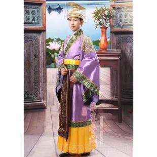 正品新风郎秀服中国禾汉唐婚礼传统古装唐朝皇王爷改良版汉服演帝