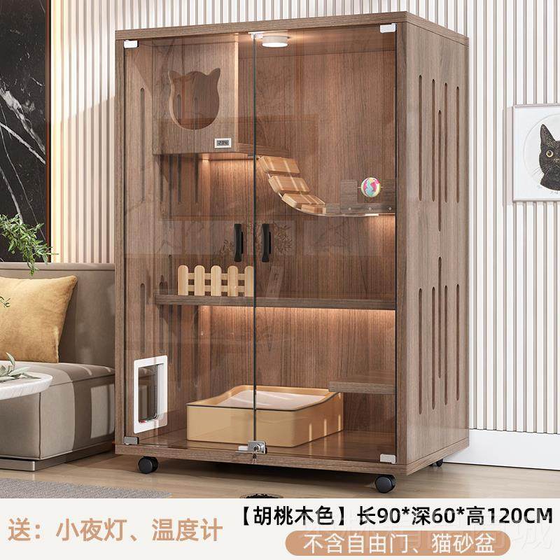 正品实木猫笼子猫家柜用内超大自由空室间猫窝猫屋房猫舍猫豪华猫,宠物/宠物食品及用品,狗笼子,淘宝优惠券,粉丝福利购,淘宝优惠卷